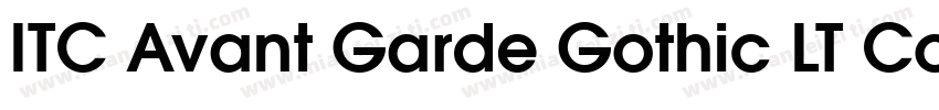 ITC Avant Garde Gothic LT Condense字体转换